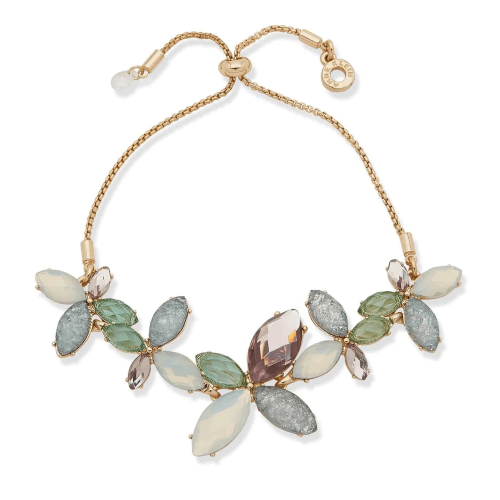 STONE FLOWER SLIDER BRACELET