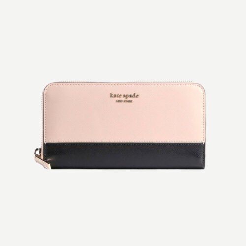 Spencer Wallet Cow Leather Beige/Black