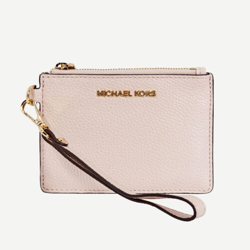 Small Mercer Pebbled Leather Coin Case