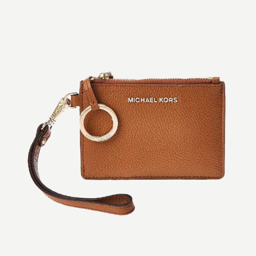 Small Mercer Pebbled Leather Coin Case
