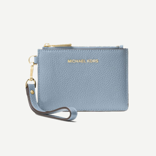 Small Mercer Pebbled Leather Coin Case