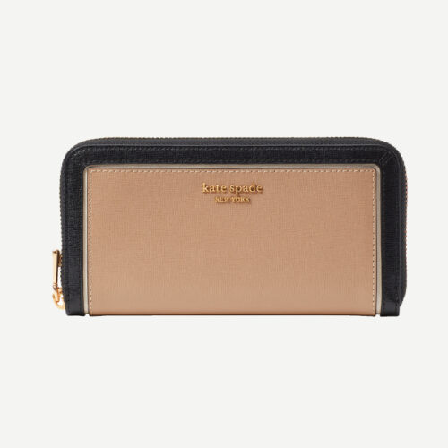 Billetera Kate Spade ZPRND CNTNT WLT Cafe Mocha Multi
