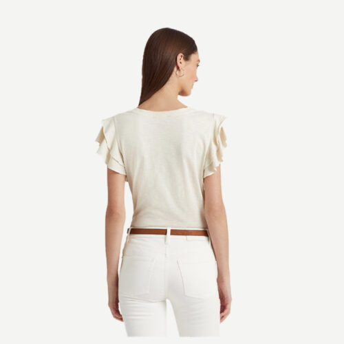 Blusa - Anzanita Short Sleeve - Natural - Imagen 2
