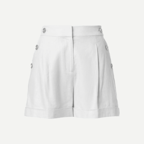 Short MK - PLEATED SAILOR SHORT White - Imagen 2