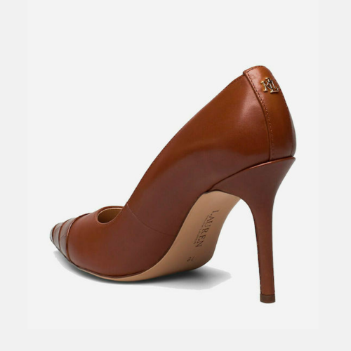 Zapatos de Tacon - Ralph Lauren DEEP SADDLE TAN - Imagen 2