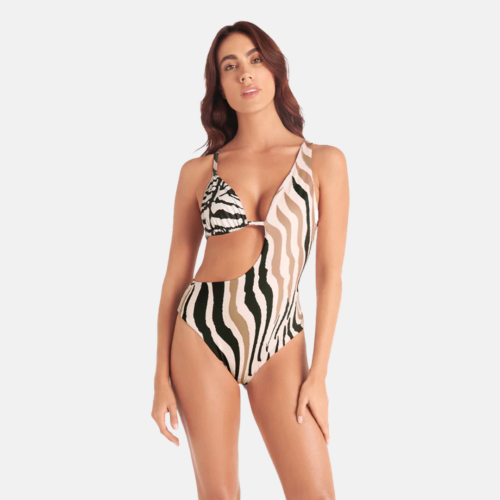 Vestido De Baño Entero Asimétrico 43945 - Imagen 2