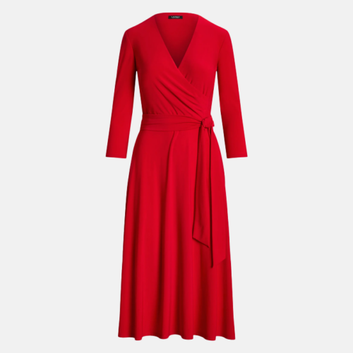 Vestido Largo Lauren - Carlyna-3/4 Sleeve-Day Dress - Imagen 4
