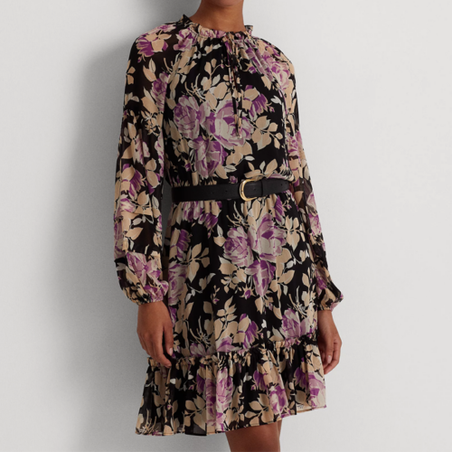 Vestido Corto Lauren - HEPZIBA Long Sleeve Day Dress