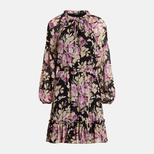 Vestido Corto Lauren - HEPZIBA Long Sleeve Day Dress - Imagen 4