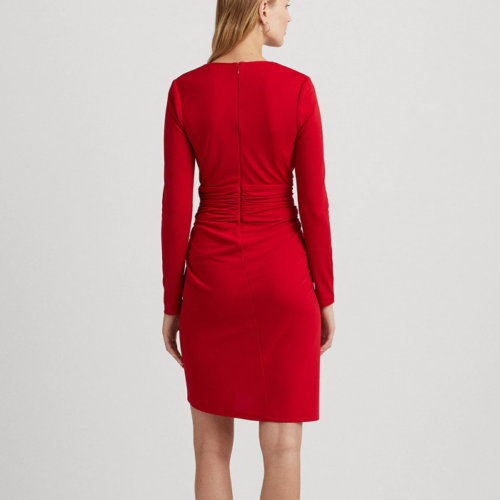 Vestido Corto Lauren - Ruthmay-Long Sleeve-Day Dress Martin Red - Imagen 3