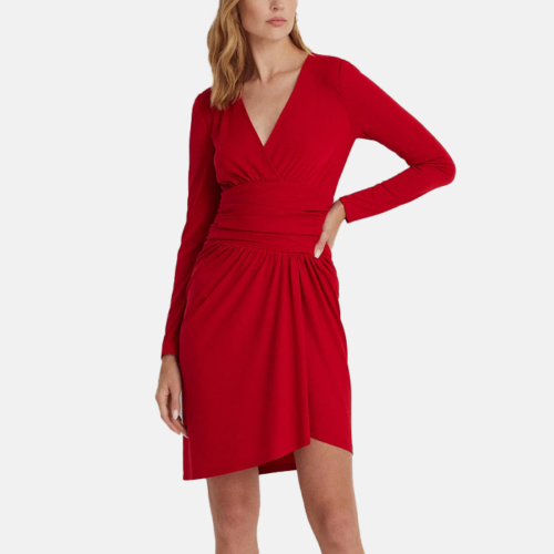 Vestido Corto Lauren - Ruthmay-Long Sleeve-Day Dress Martin Red