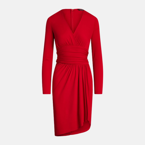 Vestido Corto Lauren - Ruthmay-Long Sleeve-Day Dress Martin Red - Imagen 4