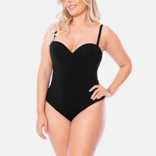 Vestido de baño con control de abdomen 29785 negro - Imagen 3
