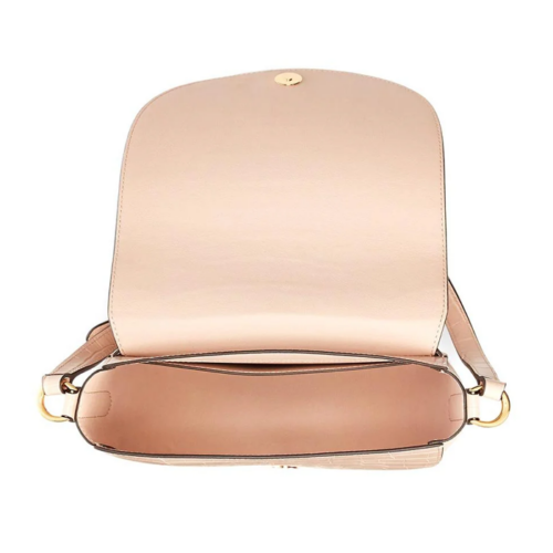 Lauren Witley Medium Croc Print Crossbody Bag Blush - Imagen 4