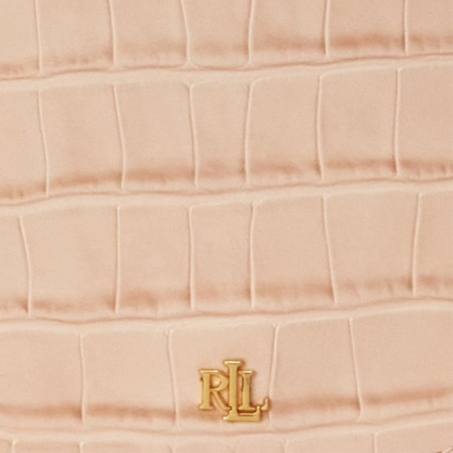 Lauren Witley Medium Croc Print Crossbody Bag Blush - Imagen 3