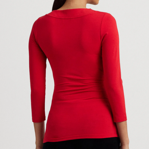 Lauren Blusa Rojo Slim Fit - Imagen 2