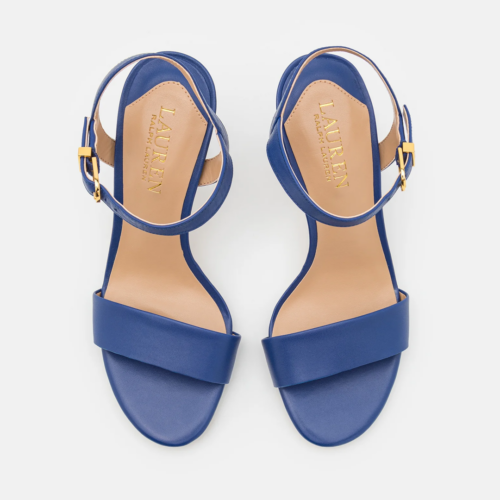 Sandalias de piel Gwen de Lauren Ralph Lauren Blue - Imagen 2