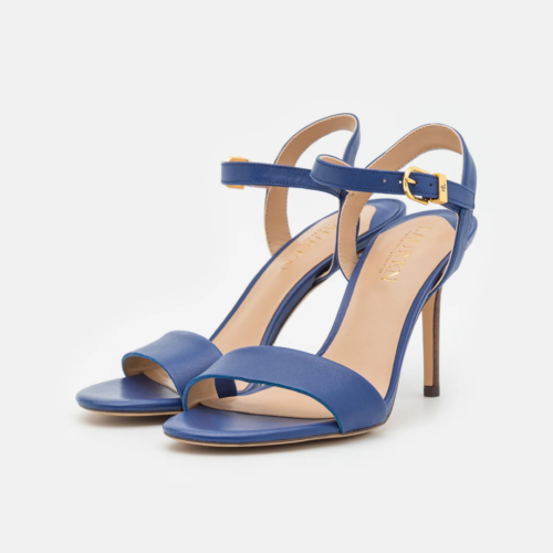 Sandalias de piel Gwen de Lauren Ralph Lauren Blue