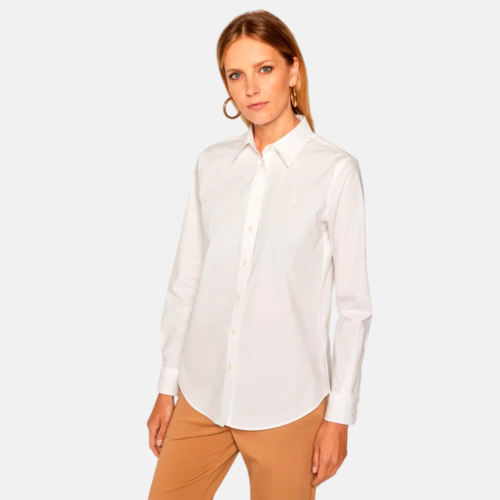 Camisa M/L Lauren  - JAMELKO-LONG SLEEVE-SHIRT White