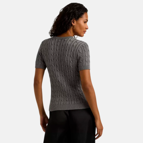 Blusa Lauren- EYELAH-PULLOVER SUETER Gris metalizado - Imagen 3