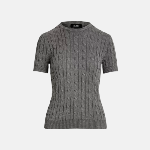 Blusa Lauren- EYELAH-PULLOVER SUETER Gris metalizado