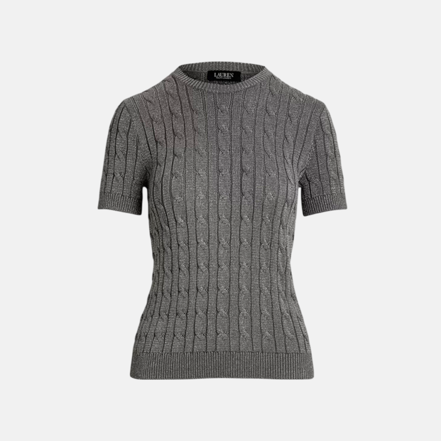 Blusa Lauren- EYELAH-PULLOVER SUETER Gris metalizado
