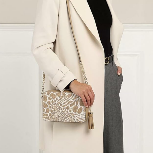 Cartera - Michael Kors Medium Camera Bag Camel Multi - Imagen 3