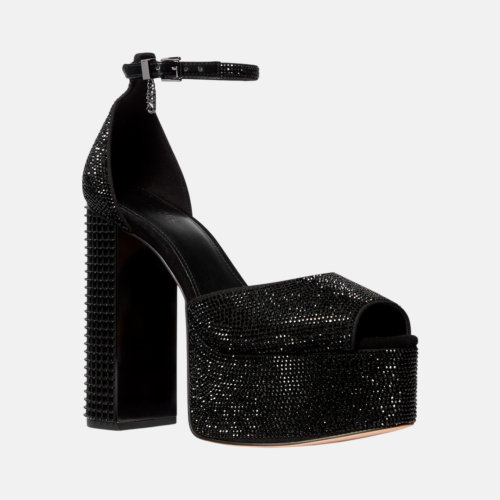 Zapatillas MK Maxine Platform Sandals Black