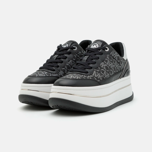 Sneakers ML Hayes Metallic Empire Monogram and Leather Trainer Black