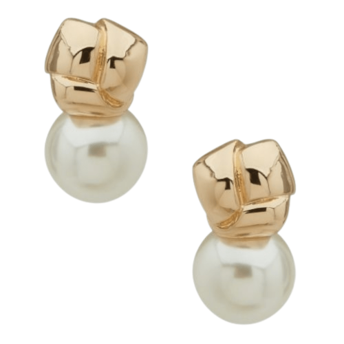SHORT PEARL EARRINGS