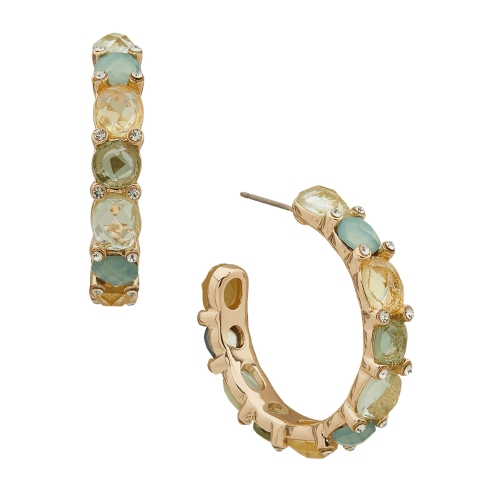 HALF HOOP MULTI EARRINGS