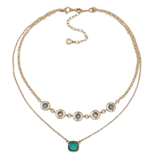 DOUBLE STACK NECKLACE