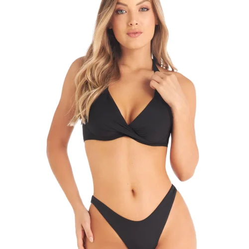 Panty de baño tanga de baño negro