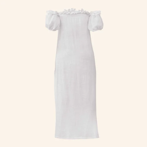 Vestido salida de baño chamela blanco