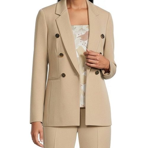 BLAZER P/DAMA ANNE KLEIN COFFEE CREAM