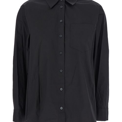 CAMISA MICHAEL KORS POPLIN BUTTON DOWN BOYFRIEND — TALLA S