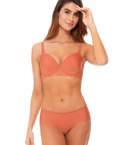 BRASIER CHAMELA PREHORMADO TERRACOTA — TALLA 36