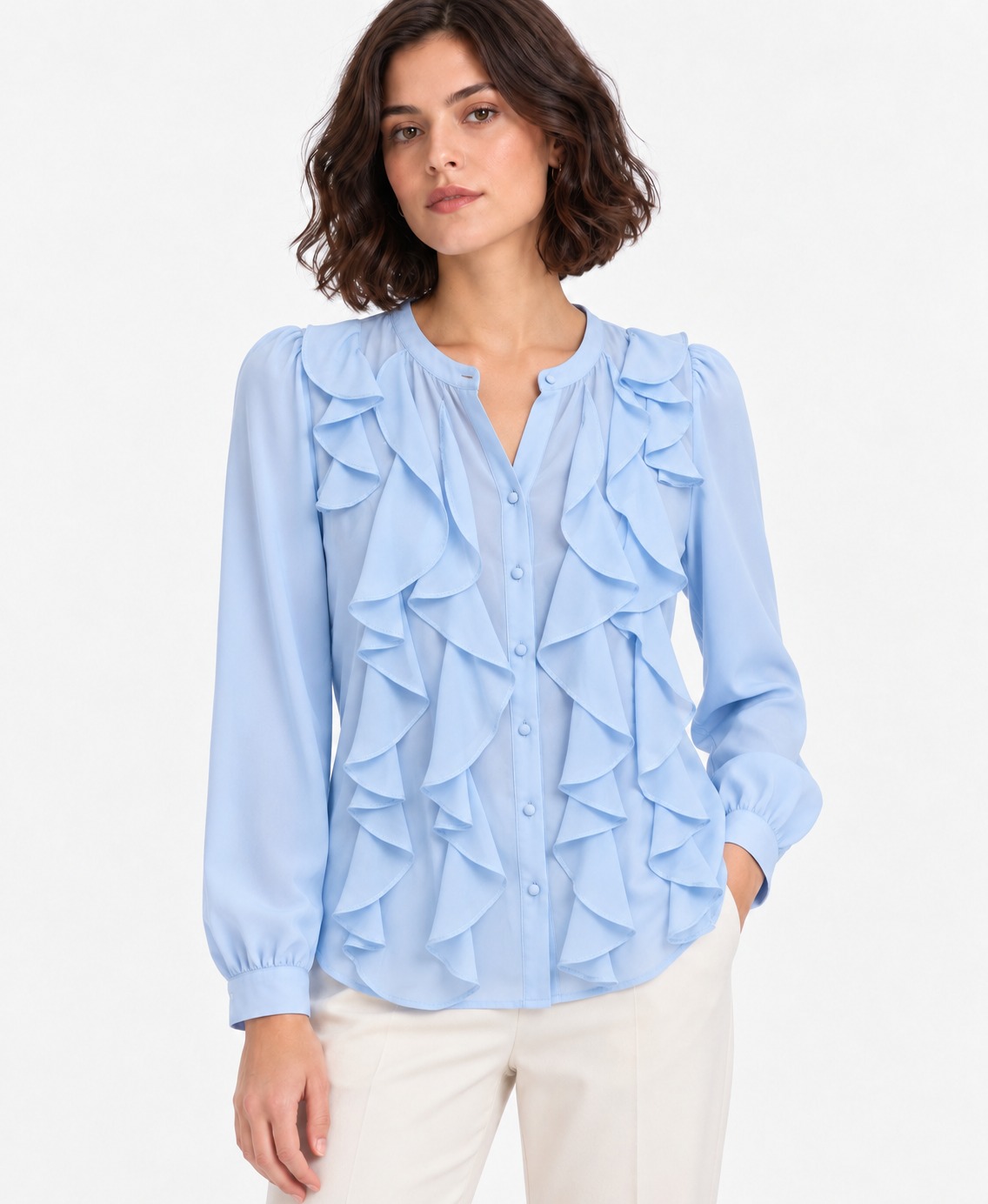 CAMISA M/L OPAL BLUE - Imagen 1