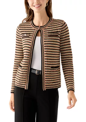 CARDIGAN P/DAMA ANNE KLEIN VICUNA MULTI L