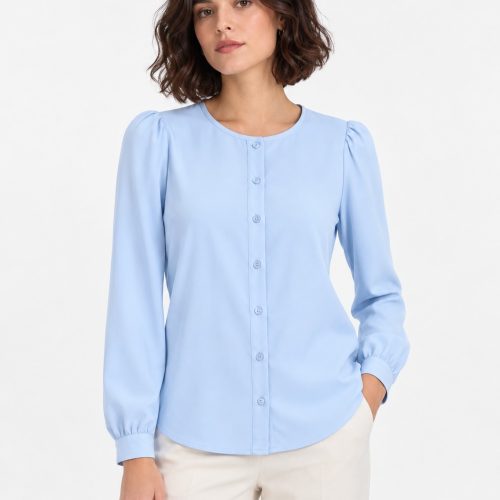 CAMISA M/L OPAL BLUE S