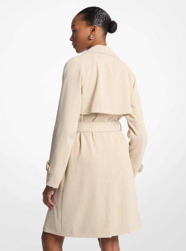 Drapey Crepe Trench Jmpt Xl Buff - Imagen 1