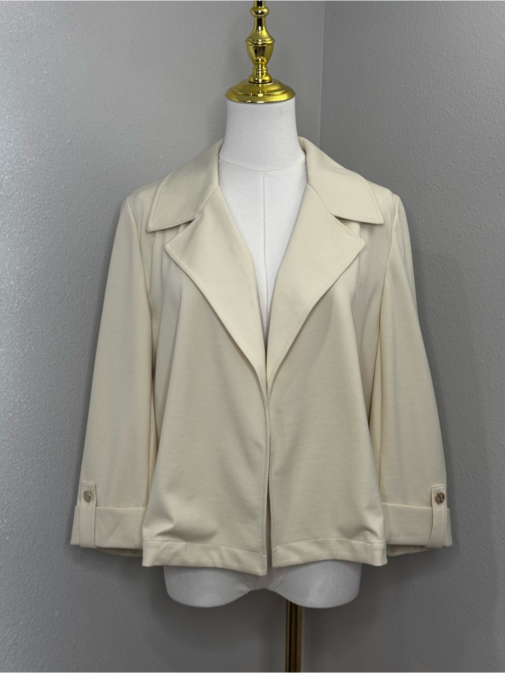 Jacket P/Dama Anne Klein Lt Parchment L - Imagen 1