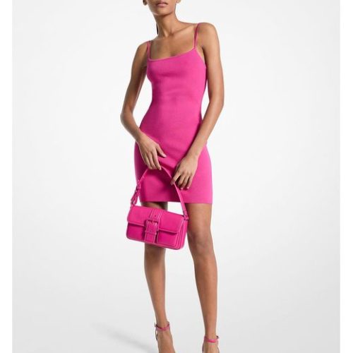 Scuba Hardwear Mini Dress Xs Deep Pink