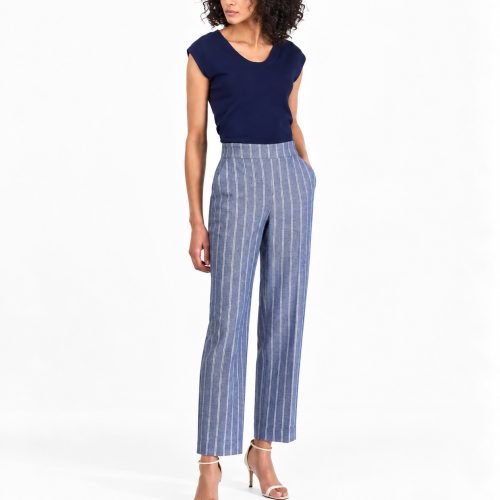 PANTALON P/DAMA SANTORINI BLUE/BRT WHT
